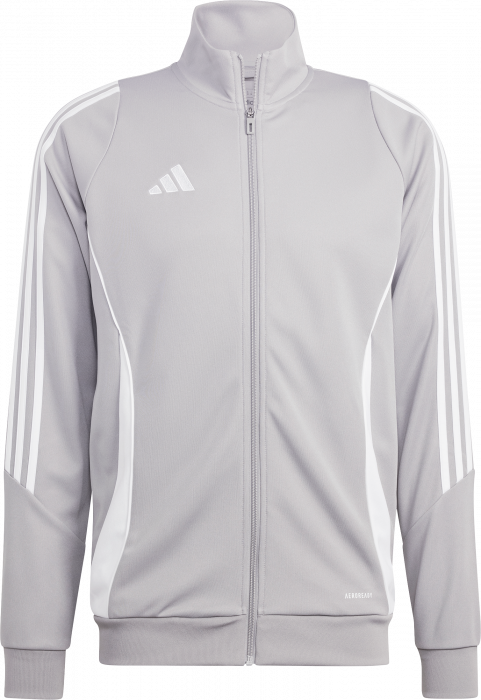 Adidas - Tiro 24 Training Top - Light Grey & blanc
