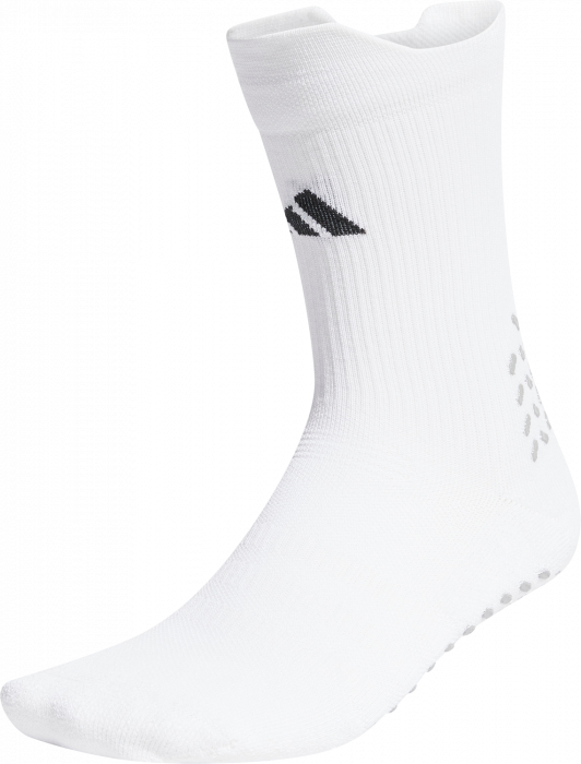 Adidas - Football Grip Printed Crew Socks - Biały