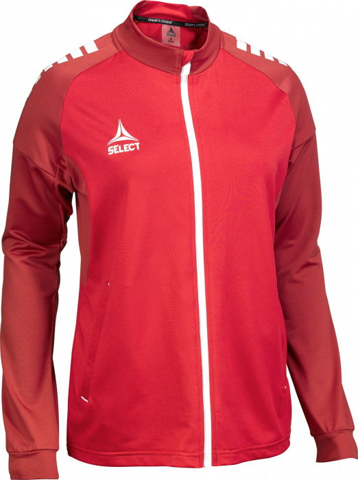 Select - Spain V25 Training Zip Jacket Women - Rosso & bianco